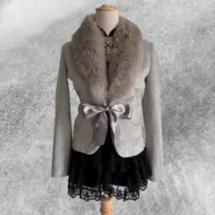 【お年玉✨】 CECIL MCBEE フォックスファー付きジャケット