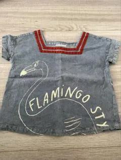 BOBO CHOSES フラミンゴ Tシャツ 4-5歳のサムネイル