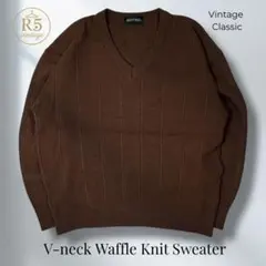 90's vintage Vネック ニット アーカイブ カジュアル y2k L