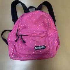 OUTDOOR PRODUCTS リュック ピンク ドット柄