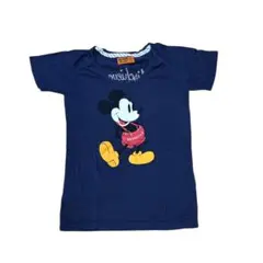 RE DARK ミッキーマウス Tシャツ ネイビー 半袖のサムネイル