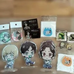 進撃の巨人　缶バッジ　アクスタ　チャーム
