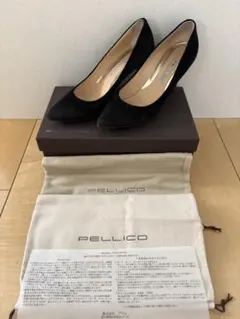 PELLICO ペリーコ スエード パンプス ベージュ 39 25.5 大きい - メルカリ