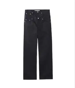 CS】 coated wide denim pants コーテッドデニムパンツ - メルカリ