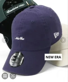 NEWERA ニューエラ CasualClassic 手描き風ロゴ ネイビーのサムネイル