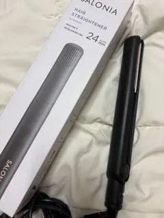 SALONIA ストレートヘアアイロン ブラック　動作確認済