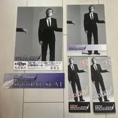 矢沢永吉NEW STANDARDチラシ・ステッカー・メモリアルチケット・カタログ