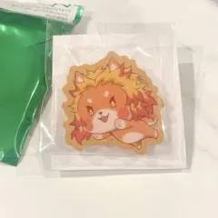 鬼滅の刃 バレンタイン&ホワイトデー アニマルクッキーバッジ 煉獄杏寿郎