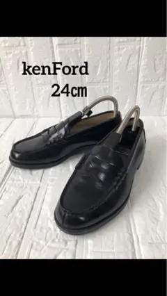 美品★Kenford ケンフォード コインローファー 24.0cm