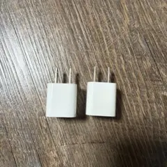 Apple 電源アダプター 2個セット ホワイト