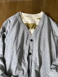 UNIQLO メンズ カーディガン グレー　Mのサムネイル