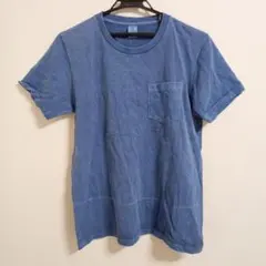 Velva Sheen ジャーナルスタンダード/ USA製 半袖ポケTシャツ 青