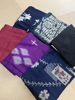 ☆木綿 絣 着物8点 羽織他3点☆ - メルカリ