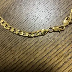 金メッキ チェーンネックレス ロブスタークラスプ