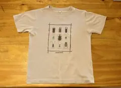 mont-bell 昆虫プリント Tシャツ 130cm ベージュ