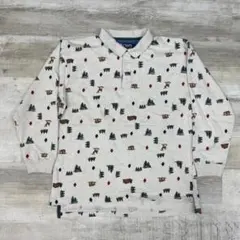 枡*庭様 古着 00年代 CHAPS チャップスラルフローレン 長袖ポロシャツ