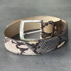 M*☆様 【★セール中★】ドルガバ　ゴールド　パイソンベルト　DOLCE&GAB 2025年最新】ドルガバ パイソン ベルトの人気アイテム - メルカリ