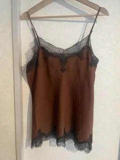 d'un a dix アナディス　レースサテンキャミソール