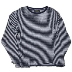 ポロ ラルフローレン ボーダー 長袖 Tシャツ ネイビー M POLO
