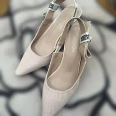 Dior J'Adior スリングバックパンプス ベージュ - メルカリ