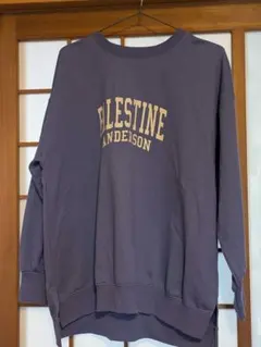 Samansa Mos2　スウェット　トレーナー　春コーデ　パープル