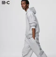 UNIQLO C スウェットワイドパンツ XS グレー