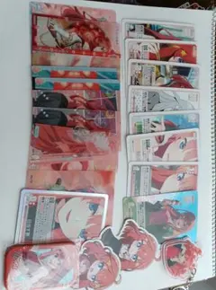 五等分の花嫁 五月 カード,キーホルダー,ステッカー,缶バッジセット