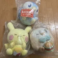 ポケピース ポケモン ぬいぐるみ 3点セット 一番くじ