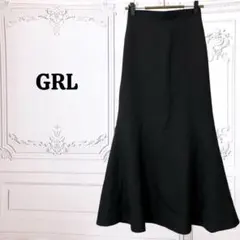 『グレイル』スカート【S】ブラック 無地/シンプル マーメイド/フレア 上品