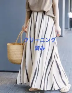 B.C.STOCK Simplicite ウォーターカラーペイントスカートのサムネイル