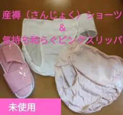マタニティ/産褥（さんじょく）ショーツ/介護パンツ/ピンクスリッパのサムネイル