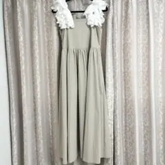 OMMO IRREGULAR SHIRRING COCOON CAMI OP - メルカリ