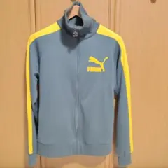PUMA トラックジャケット イエロー ロゴのサムネイル