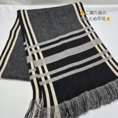 【used品】美品！HUGO BOSS ウールマフラー