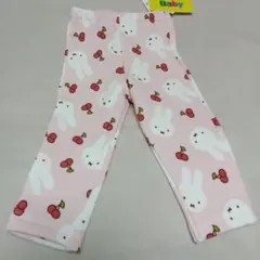 しまむら　miffyとさくらんぼ柄 スパッツ　80