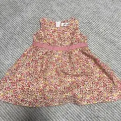 むーのんのん　花柄ノースリーブワンピース 80cmのサムネイル