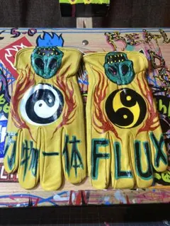 FROM HELL スカルデザイン グローブ ハンドペイント ワンオフ サイズM 