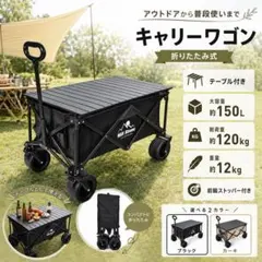 キャリーワゴン アウトドアワゴン キャリーカート タイヤ大きい 大容量