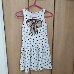 H＆M水玉模様ノースリーブワンピース