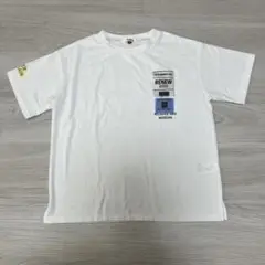 値下げ✭ ピンクラテ　Ｍ　ホワイト Tシャツ プリント入り