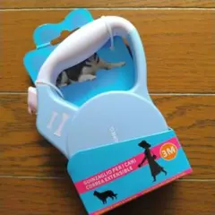 未使用　犬用 伸縮 リード　3m　ブルー × ピンク　1個のサムネイル