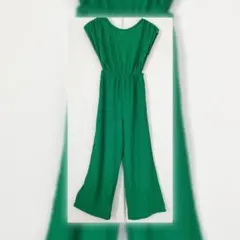 【ZARA】グリーン サロペット 13-14 タグ付き!!