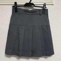 【美品】ALAND グレー プリーツミニスカート