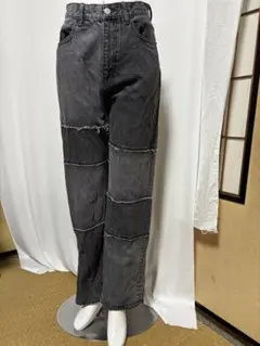 【W.W.G】メンズ パッチワーク デニムパンツのサムネイル