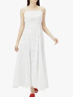 【値下げ】SNIDEL カットジャガードキャミワンピース　Sサイズ SNIDEL（スナイデル）の「カットジャガードキャミワンピース