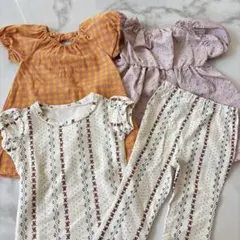 ベビー服　90cm 100cmまとめ売り　しまむら　ソフトチーズ　子ども服のサムネイル