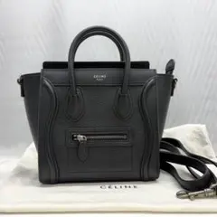 CELINE ラゲージ ナノ ショッパー ブラック - メルカリ