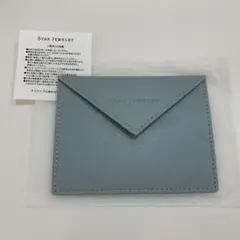 STAR JEWELRY ノベルティ ライトブルー カードケース