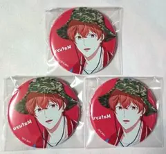 ギブン TSUTAYA 缶バッジ キャラバッジ 佐藤真冬 3点セット ②