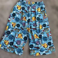 ポケモン ハーフパンツ 130サイズ 水色　ステテコ